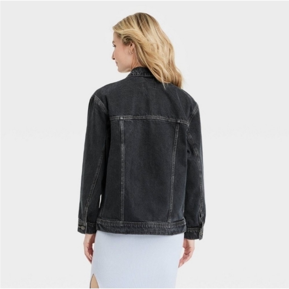 Universal Thread Black Denim Jacket - image 2